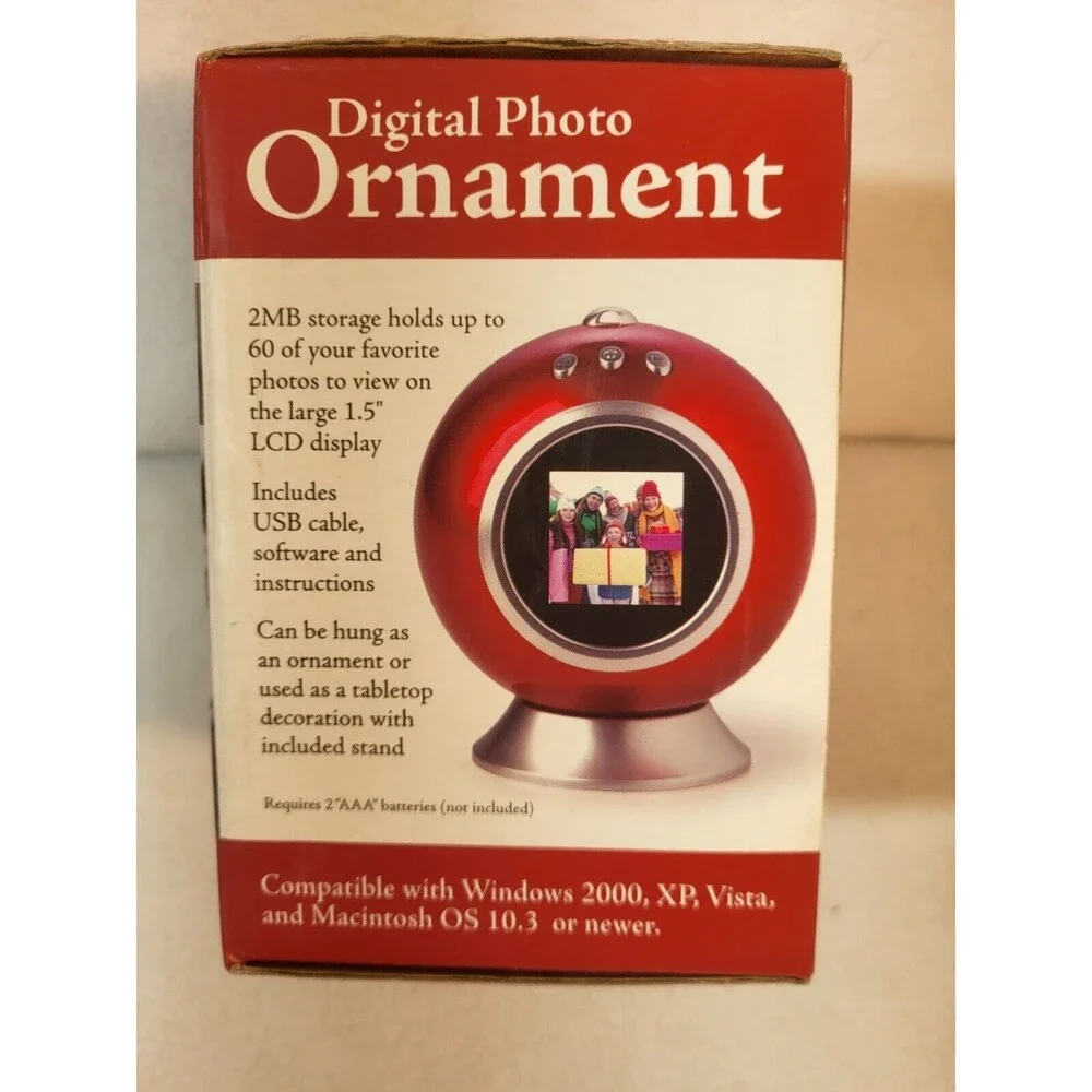 60 Digital Photo Picture Image Christmas Tree Ornament Mac & Windows Compatible